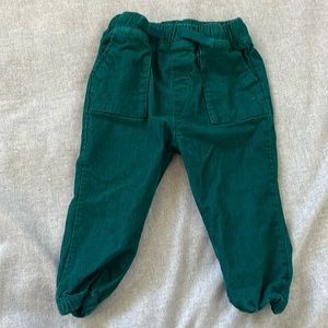 Dark green Hanna Andersson jogger cords